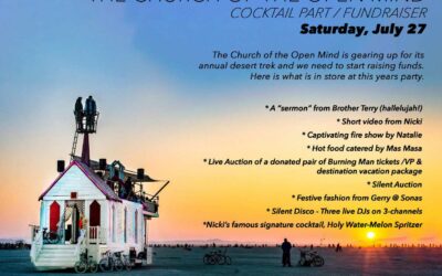 CHURCH OF THE OPEN MIND ART CAR FUN-RAISER & PARTY SAT. JULY 27